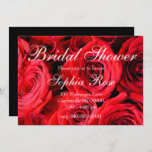 赤いバラ 招待状 (正面/裏面)