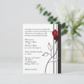 赤いバラ 招待状 (スタンド正面)