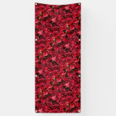 赤いバラ 横断幕 (縦)