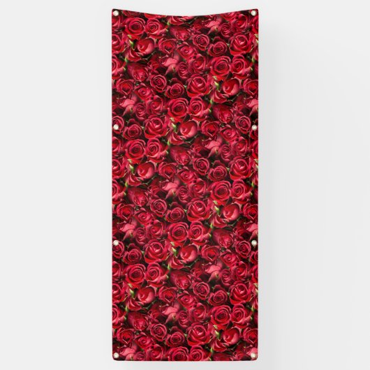 赤いバラ 横断幕 (縦)