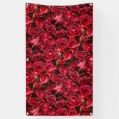 赤いバラ 横断幕 (縦)