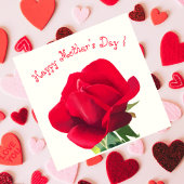 赤いバラ – 母の日