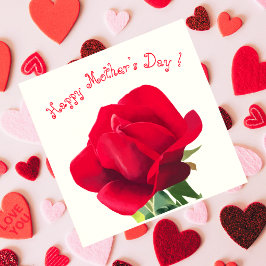 赤いバラ – 母の日