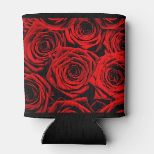 赤いバラ 缶クーラー (裏面)