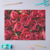 赤いバラ 薄葉紙 (クラフト)