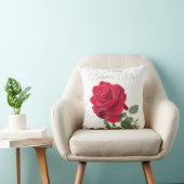 赤いバラ – 赤いバラ – バレンタイン クッション (椅子)