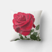 赤いバラ – 赤いバラ – バレンタイン クッション (裏面)