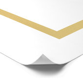 赤いバラ。金ゴールドフレーム高級ウェルカムサインポスター ポスター (角)