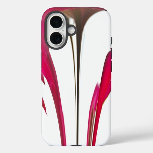 赤いバラ | 驚くべき白い空のアチェンポンアート Case-Mate iPhoneケース (裏面)