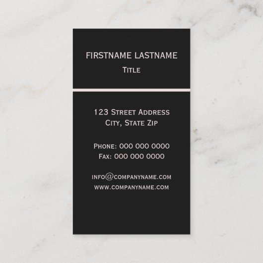 赤いバラ-黒 名刺 (裏面)