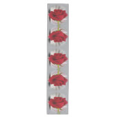 赤いバラ 2 ミディアムテーブルランナー (正面)