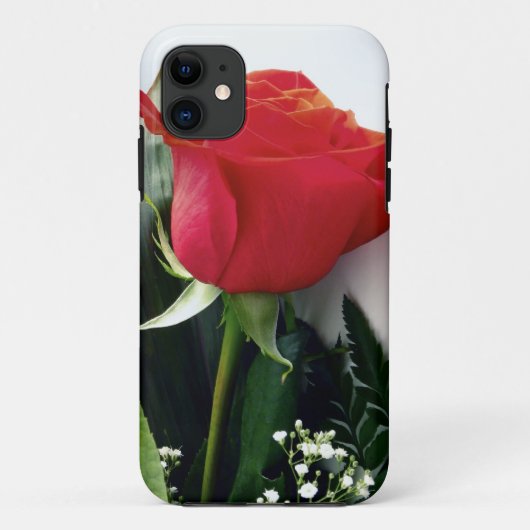 赤いバラ Case-Mate iPhoneケース (裏面)