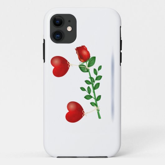 赤いバラ Case-Mate iPhoneケース (裏面)