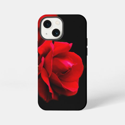 赤いバラ iPhoneケース (裏面)