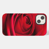 赤いバラ iPhoneケース (裏面横)