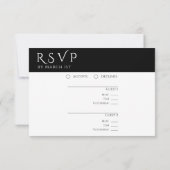 赤いバラ – RSVP-結婚s- 出欠カード (裏面)