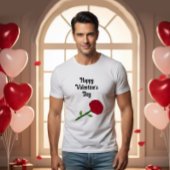 赤いバラ Tシャツ