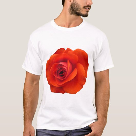 赤いバラ Tシャツ (正面)
