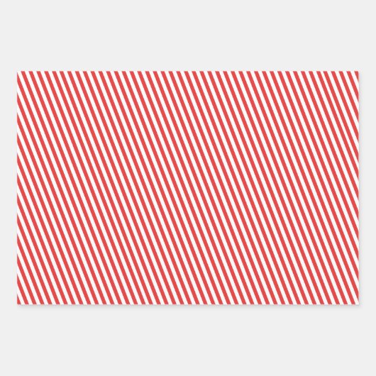 赤いバルーンとストライプハッピーバースデー大事な行事 ラッピングペーパーシート (正面2)