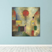 赤いバルーン キャンバスプリント (インサイチュ (ウッドフロア))