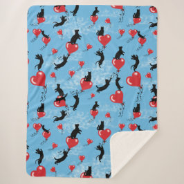 赤いバルーン シェルパブランケット