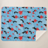 赤いバルーン シェルパブランケット (正面(横))