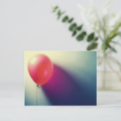 赤いバルーン ポストカード (スタンド正面)