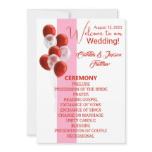 赤いバルーン。式エレガント計画