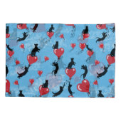 赤いバルーン 枕カバー (裏面-左)