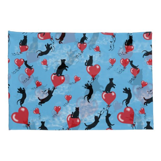 赤いバルーン 枕カバー (裏面-右)