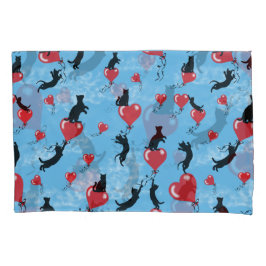 赤いバルーン 枕カバー