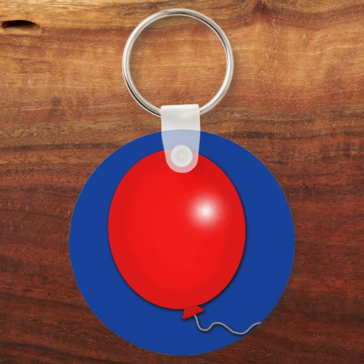 赤いバルーンTシャツ、汗、フード付、マグカップ キーホルダー (正面)