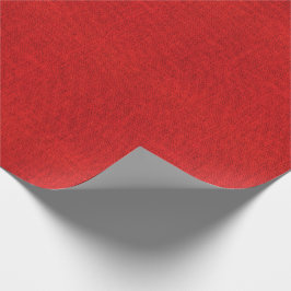 赤いバーラップの質 ラッピングペーパー