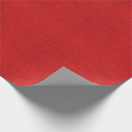 赤いバーラップの質 ラッピングペーパー (角)