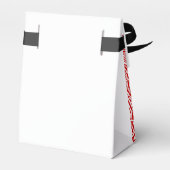 赤いパターンの落書き フェイバーボックス (裏面サイド)