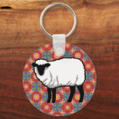 赤いパタ華美ーン キーホルダー (正面)