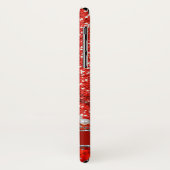 赤いパッションクリスマス – チェーン、毛皮とパーレ Case-Mate iPhoneケース (裏面/左)