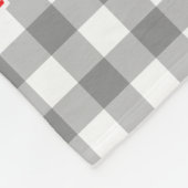 赤いパフィングスチームの列車のワミイクなグラフィック フリースブランケット (角)