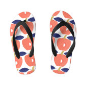 赤いパプリカ:スパイスインスパイアシームレス。 キッズビーチサンダル (フットベッド)