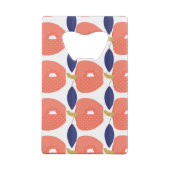 赤いパプリカ：スパイスインスパイアシームレス。 クレジットカード栓抜き (裏面)