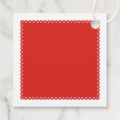 赤いパペル・ピカドは鳥結婚のフィエスタを愛する フェイバータグ (裏面)