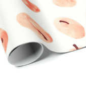 赤いパラダイスのリンゴの柄 ラッピングペーパー (ロールコーナー)