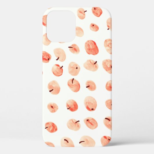 赤いパラダイスのリンゴの柄 Case-Mate iPhoneケース (裏面)