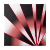 赤いパワー透視投影グラデーション塗り潰しスケッチ タイル (正面)