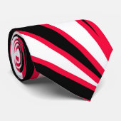 赤いパワー透視投影グラデーション塗り潰しスケッチ ネクタイ (ロール)