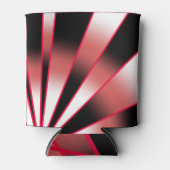 赤いパワー透視投影グラデーション塗り潰しスケッチ 缶クーラー (正面)