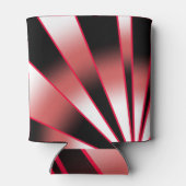 赤いパワー透視投影グラデーション塗り潰しスケッチ 缶クーラー (裏面)