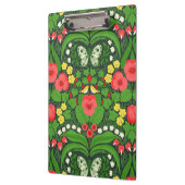 赤いパンジーと鳥と蝶 クリップボード (左)