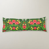 赤いパンジーと鳥と蝶 ボディピロー (裏面)