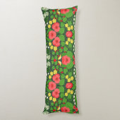 赤いパンジーと鳥と蝶 ボディピロー (裏面 (縦))